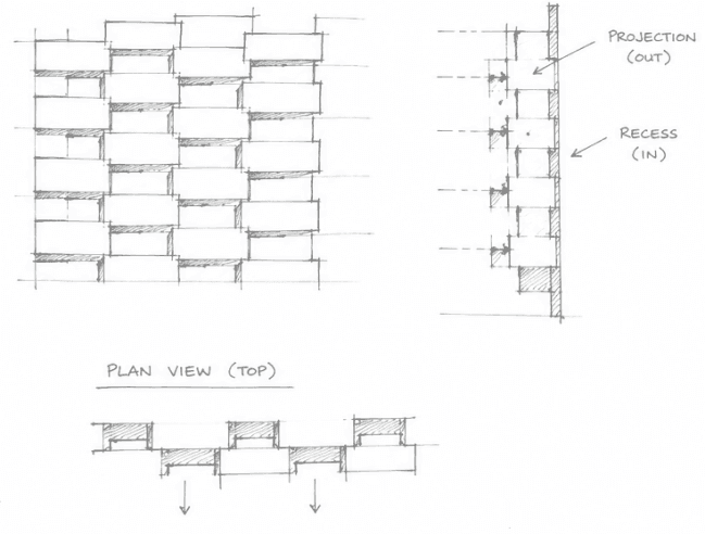 The Brick House — architectural drawing