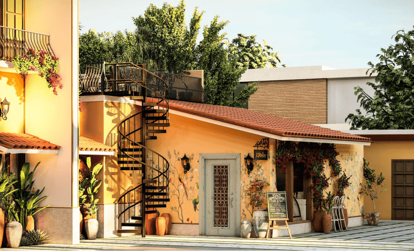 4BHK Cafe — side view