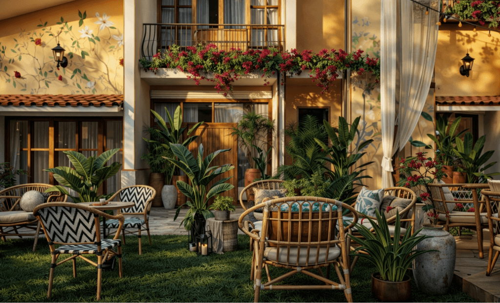 4BHK Cafe — courtyard