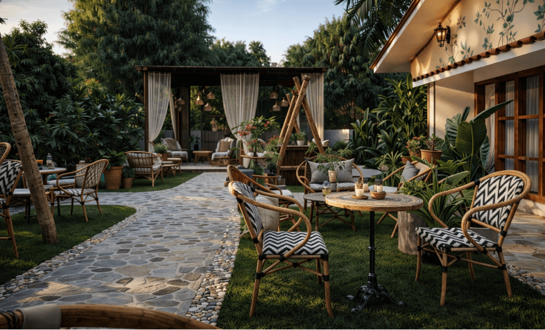 4BHK Cafe — garden