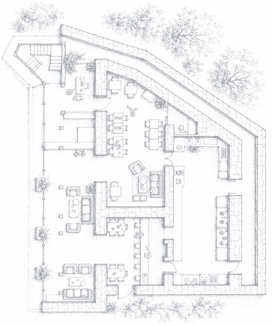 Mystic Fox — architectural drawing