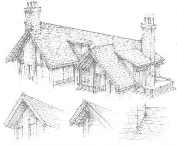 Sau Jan Estate — architectural drawing